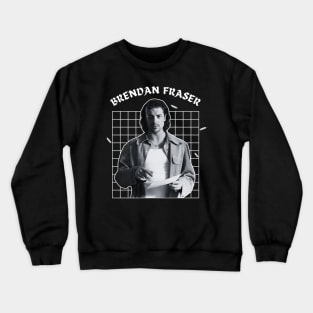 Brendan fraser --- 90s retro style Crewneck Sweatshirt